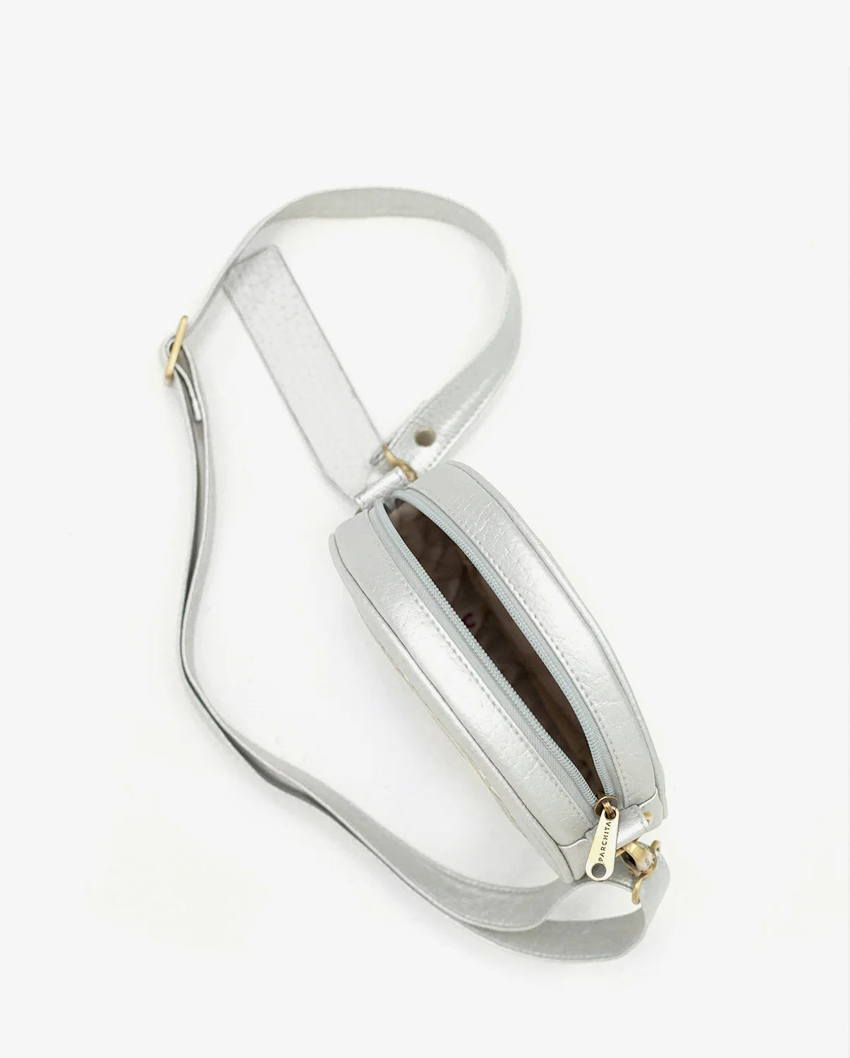 PARCHITA Mini Disco Silver Bag - Uniquely Claudia Boutique
