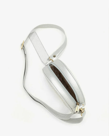 PARCHITA Mini Disco Silver Bag - Uniquely Claudia Boutique