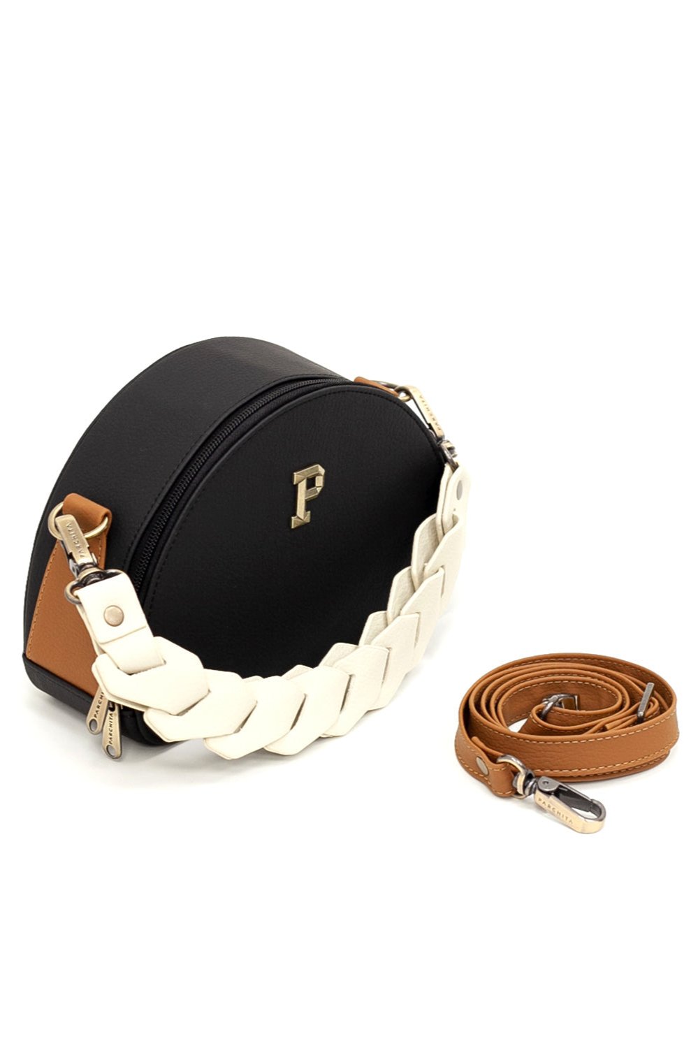 PARCHITA Roberta Black Handbag | Uniquely Claudia Boutique