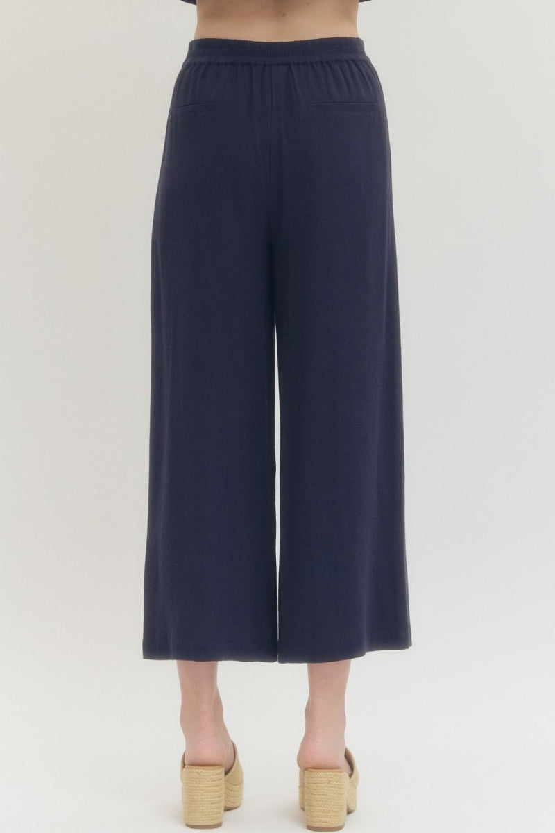 Paula Navy Vest & Pant Set - Uniquely Claudia Boutique