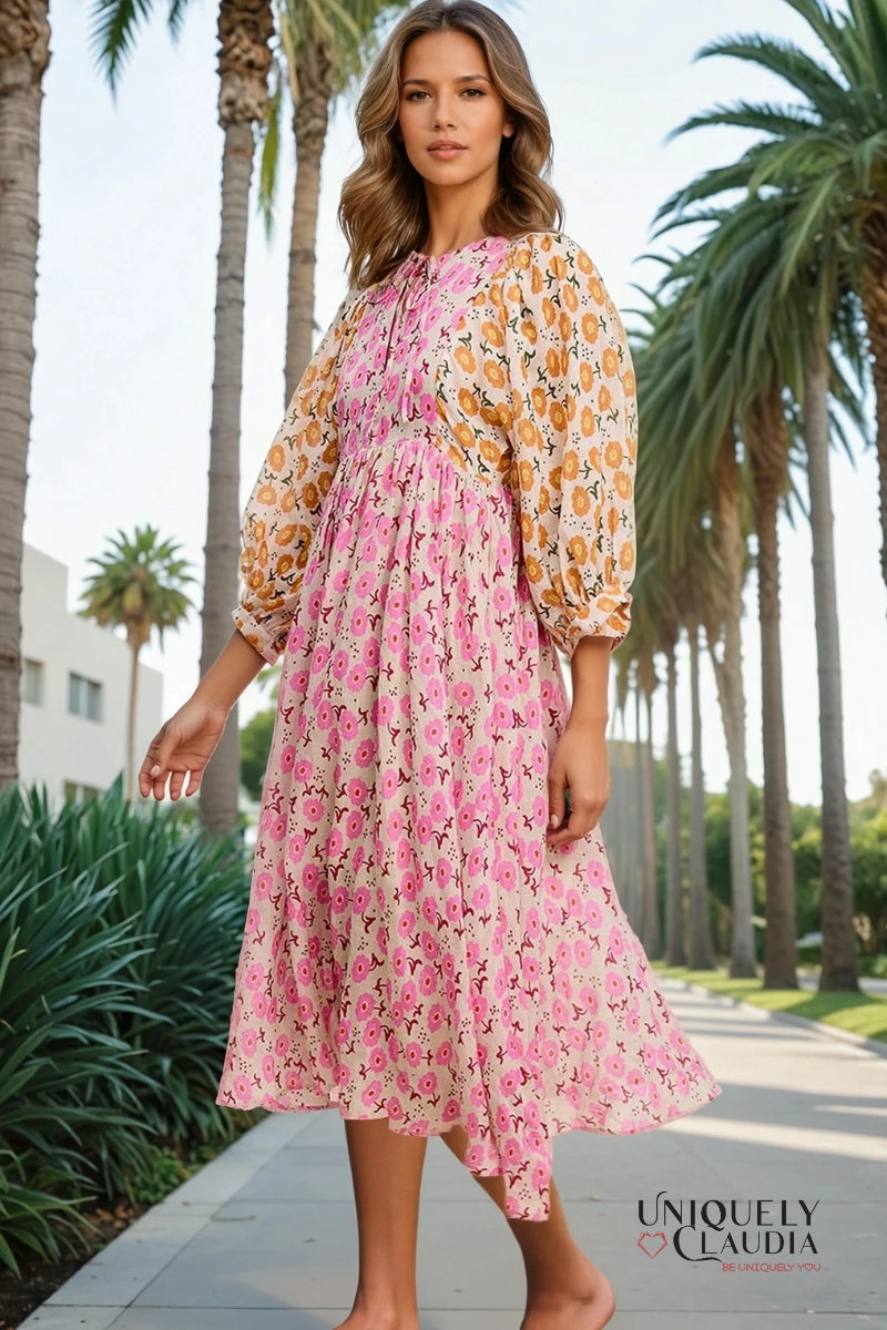Payton Blossom Midi Dress | Uniquely Claudia