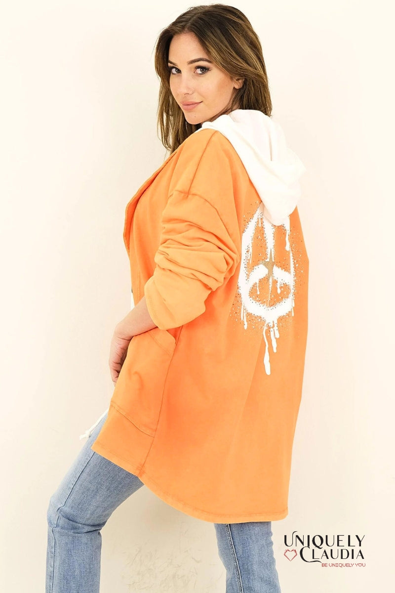 Peace Out Cotton Cardigan | Uniquely Claudia Boutique 