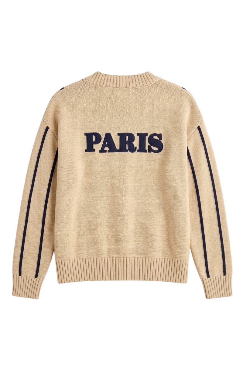 Postcard From Paris Button-Down Cardigan
