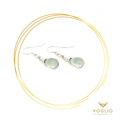 Prasiolite Sterling Silver Earrings | Uniquely Claudia Boutique
