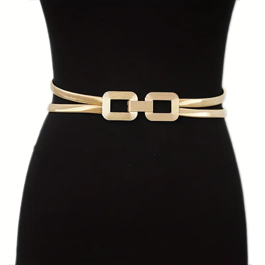 Connecting Squares Double Stretch Belt - Uniquely Claudia Boutique