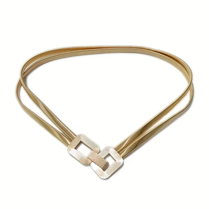 Connecting Squares Double Stretch Belt - Uniquely Claudia Boutique