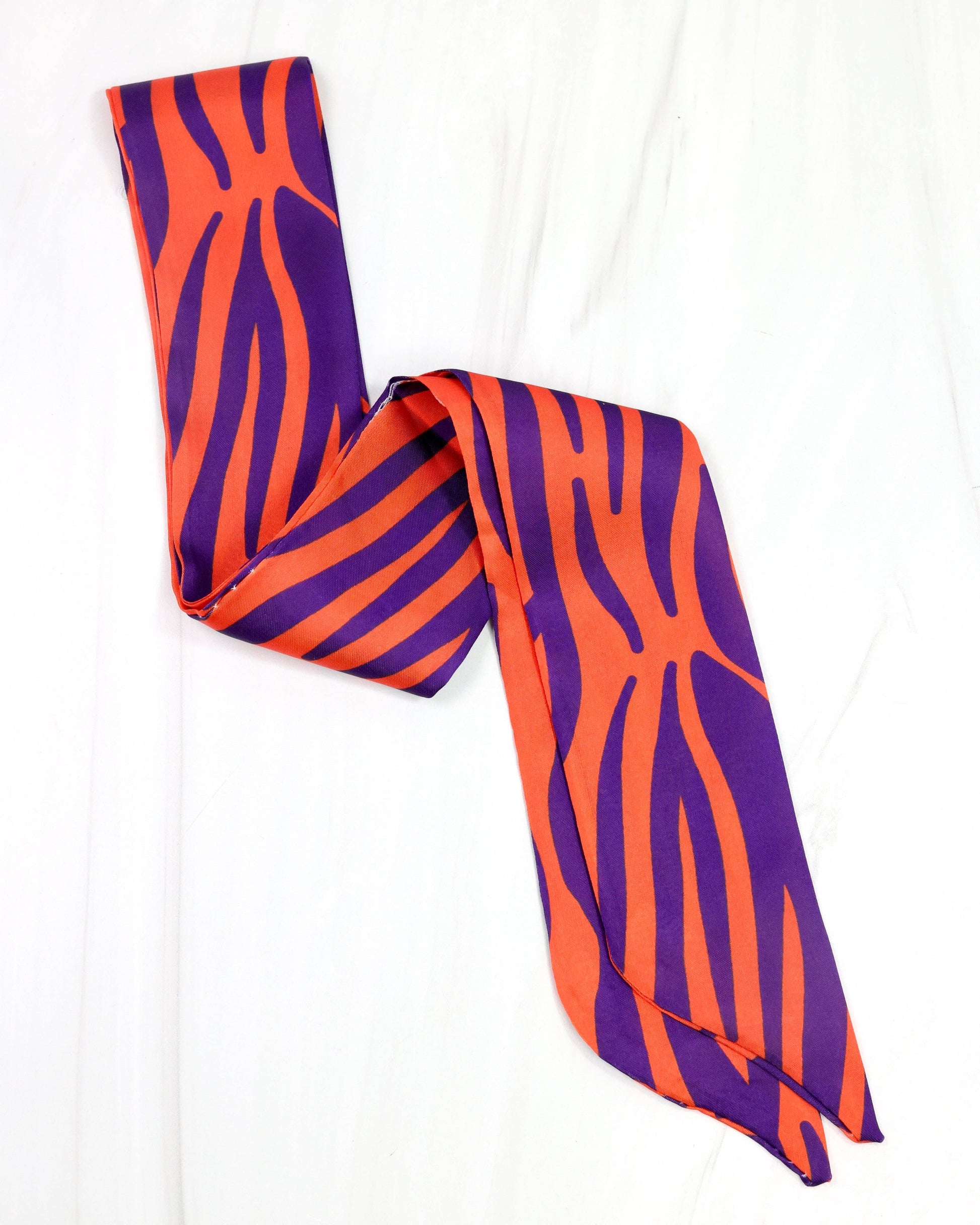 Serafina Purple Orange Scarf - Uniquely Claudia Boutique