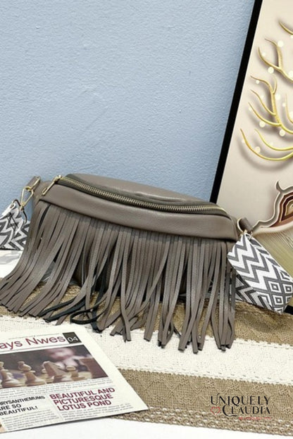 Sophia Fringe Convertible Crossbody | Uniquely Claudia Boutique