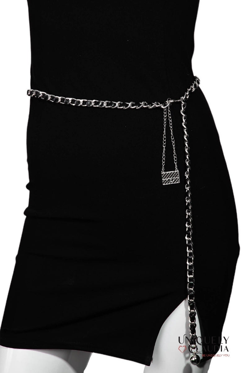 Strap Chain Link Fashion Belt | Uniquely Claudia Boutique 