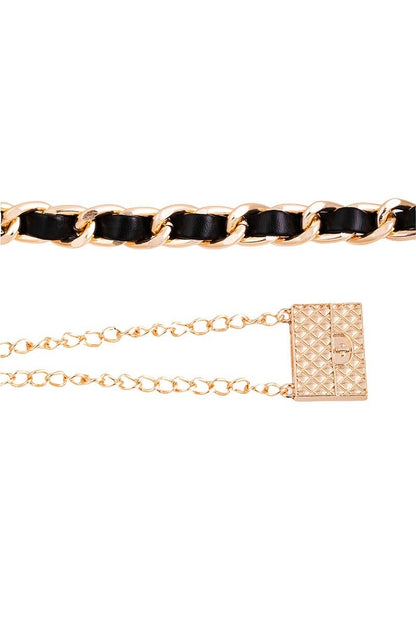 Strap Chain Link Fashion Belt | Uniquely Claudia Boutique 