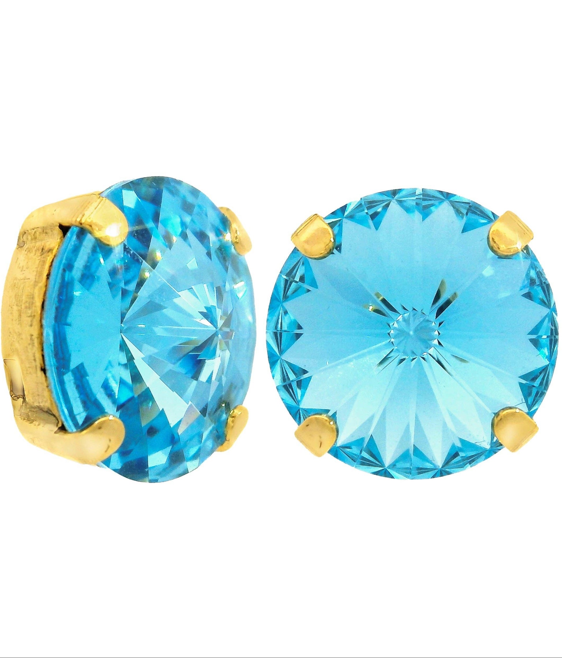 TOVA Basics Aquamarine Studs