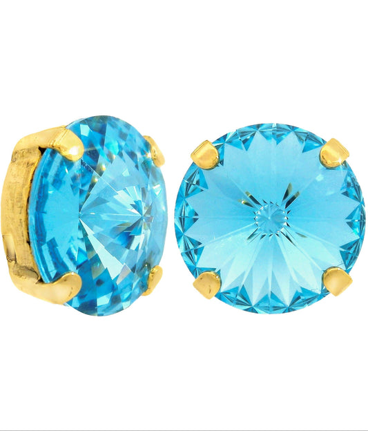 TOVA Basics Aquamarine Studs