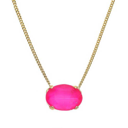TOVA Iza Electric Pink Necklace - Uniquely Claudia Boutique