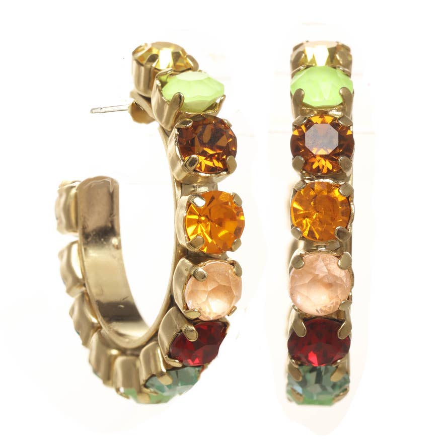 Jubilee Hoops in All The Colors - Uniquely Claudia Boutique