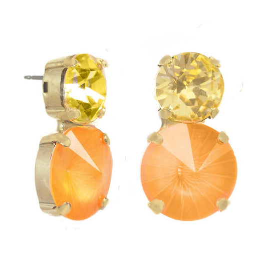 TOVA Maegan Electric Orange Earrings