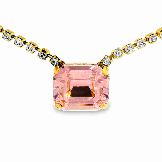 TOVA Rhys Vintage Rose Rectangle Necklace | Uniquely Claudia