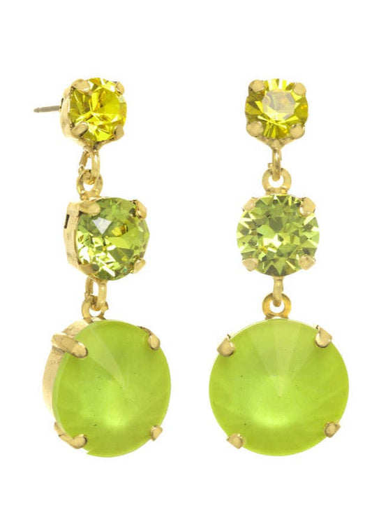 TOVA: Torin Earrings in Electric Yellow