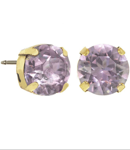 TOVA Trentley Violet Studs - Uniquely Claudia Boutique