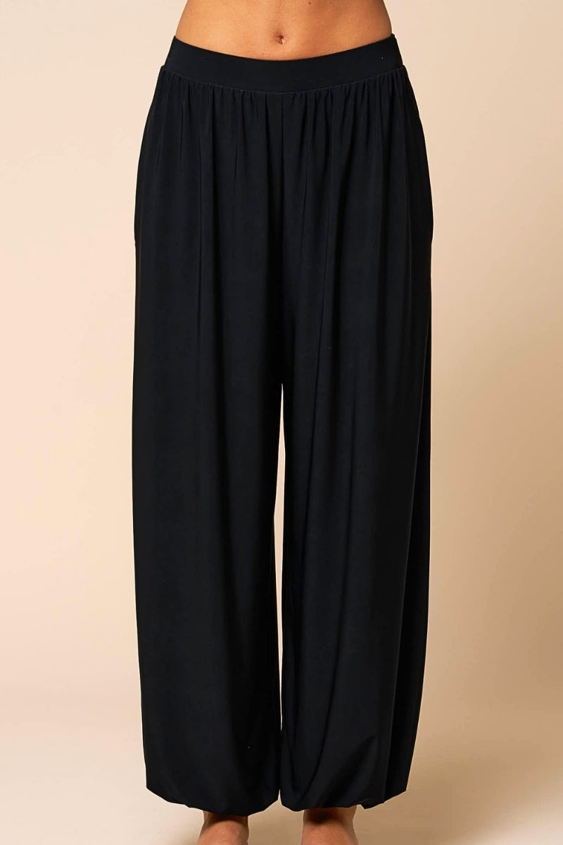Terrilyn Bubble Hem Sleeveless Top & Jogger Set