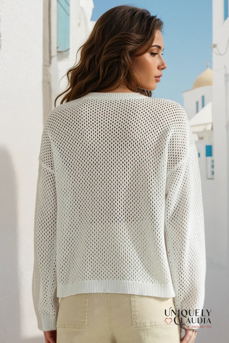 The Beach is Calling Knit Top | Uniquely Claudia Boutique