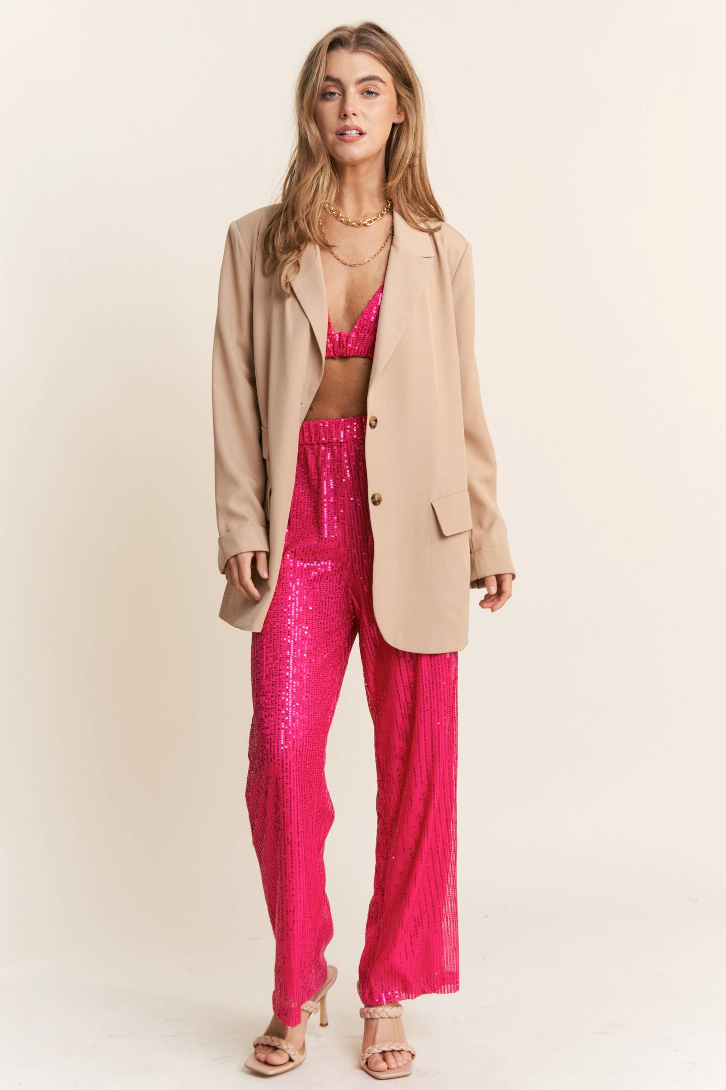 The Boyfriend Button Down Blazer | Uniquely Claudia Boutique