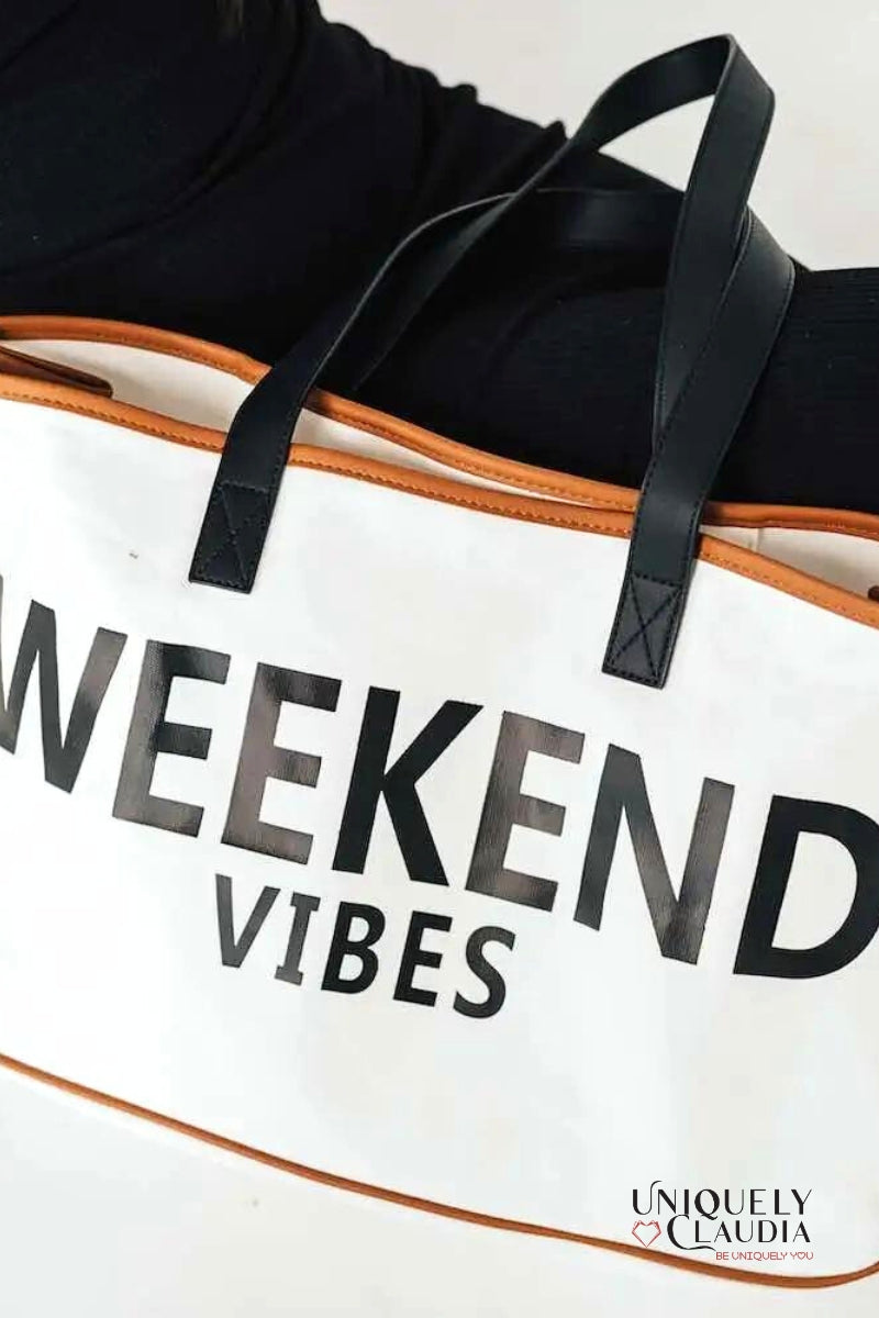 Weekend Vibes Getaway Tote Bag