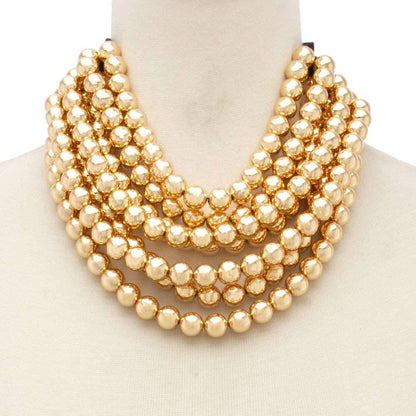 Beaded Layered Magnetic Closure Necklace | Uniquely Claudia Boutique