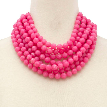 Beaded Layered Magnetic Closure Necklace | Uniquely Claudia Boutique