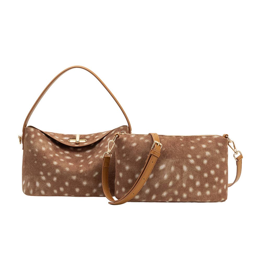 MELIE BIANCO: Lana Bambi Vegan Leather Xbody Bag