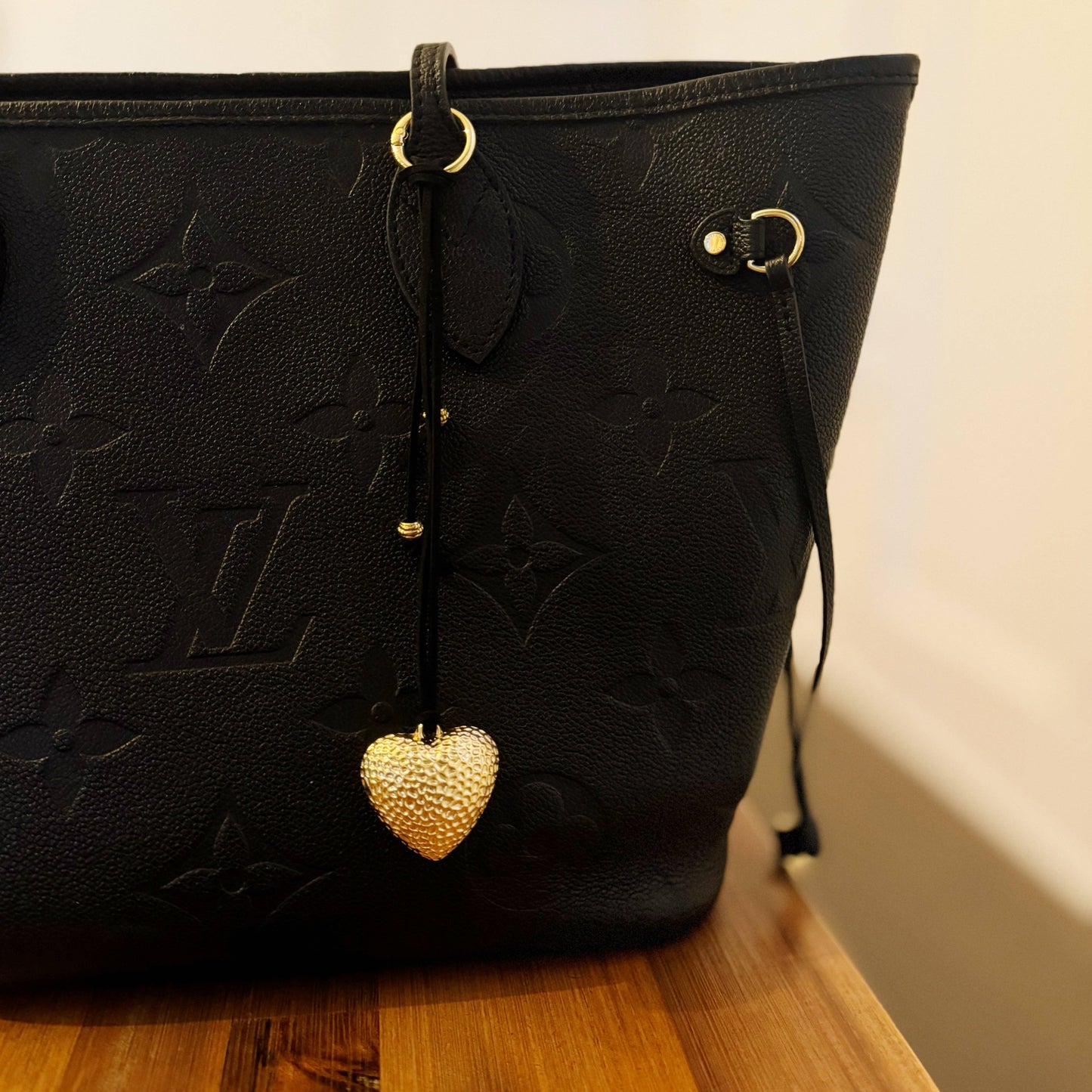Puffy Big Heart Bag Charm - Uniquely Claudia Boutique