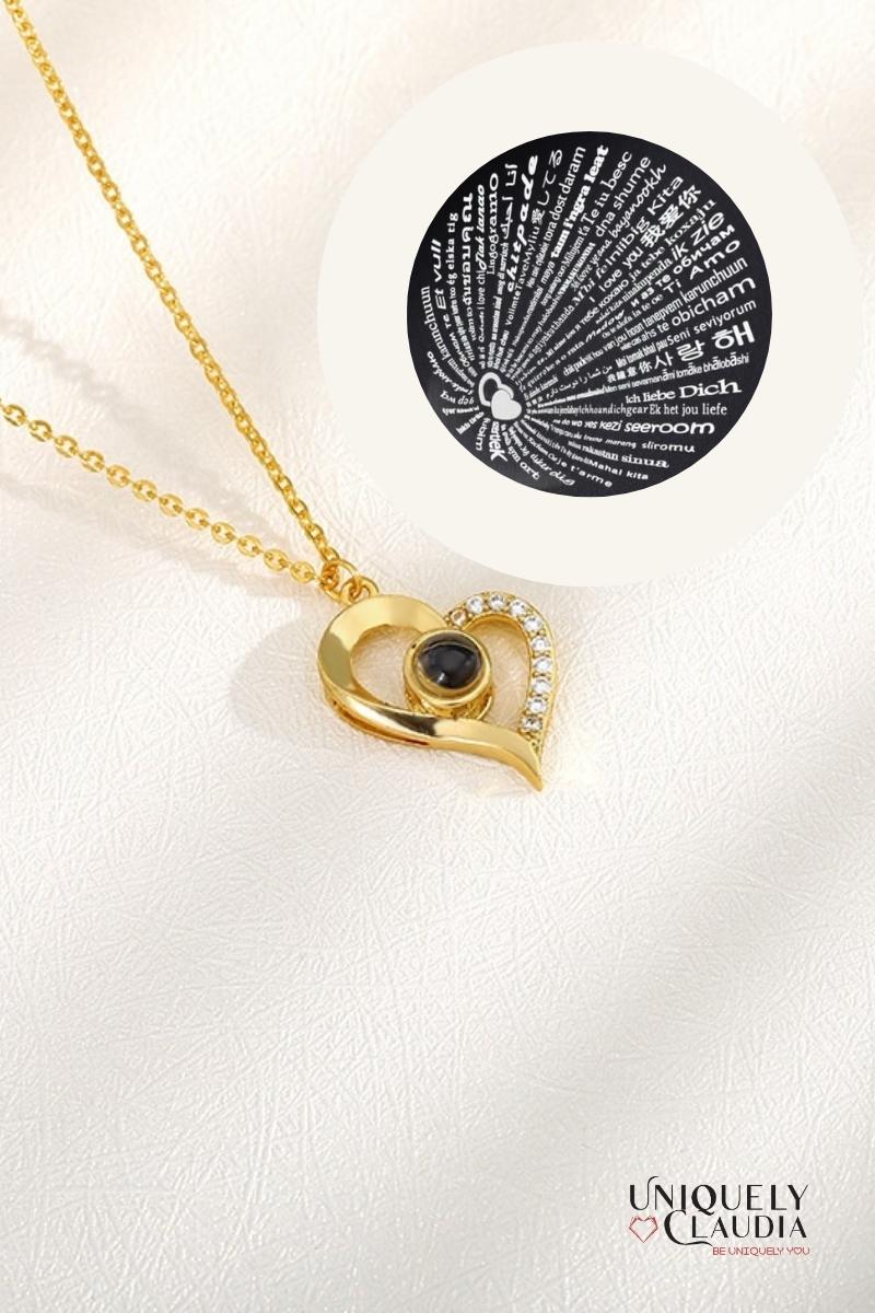 Love Heart Stainless Steel Necklace | Uniquely Claudia Boutique