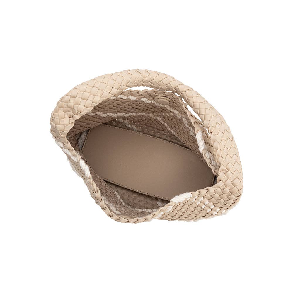 Johanna Almond Nylon Shoulder Bag - Uniquely Claudia Boutique