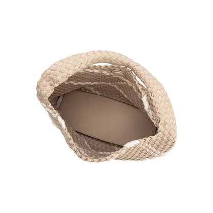 Johanna Almond Nylon Shoulder Bag - Uniquely Claudia Boutique