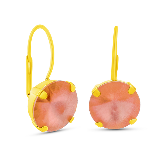 Caitlin Small Round Earrings in Candy Crush - Uniquely Claudia Boutique