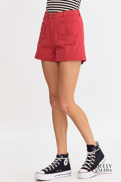 Char High Waisted Shorts - Uniquely Claudia Boutique