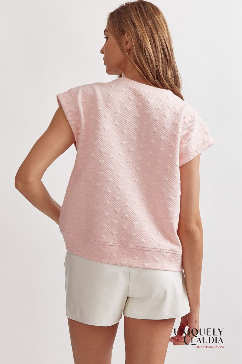 My Love Cap Sleeve Top | Uniquely Claudia Boutique