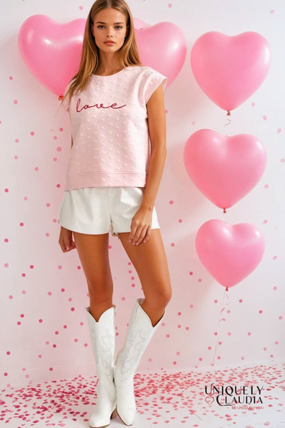 My Love Cap Sleeve Top | Uniquely Claudia Boutique