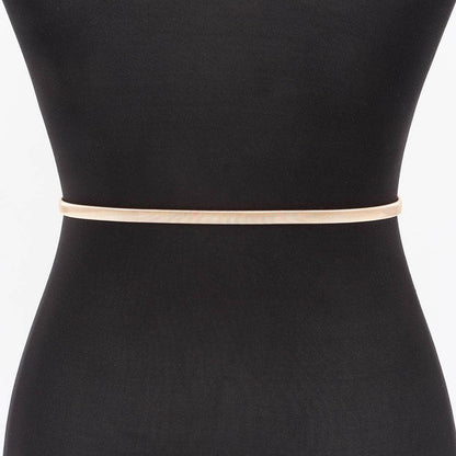 Metal Flower Spring Gold Stretch Belt - Uniquely Claudia Boutique
