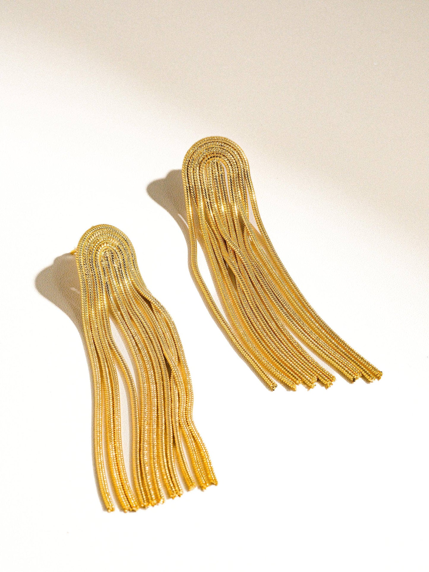 Clarissa Non-Tarnish Dressy Tassel Earring - Uniquely Claudia Boutique