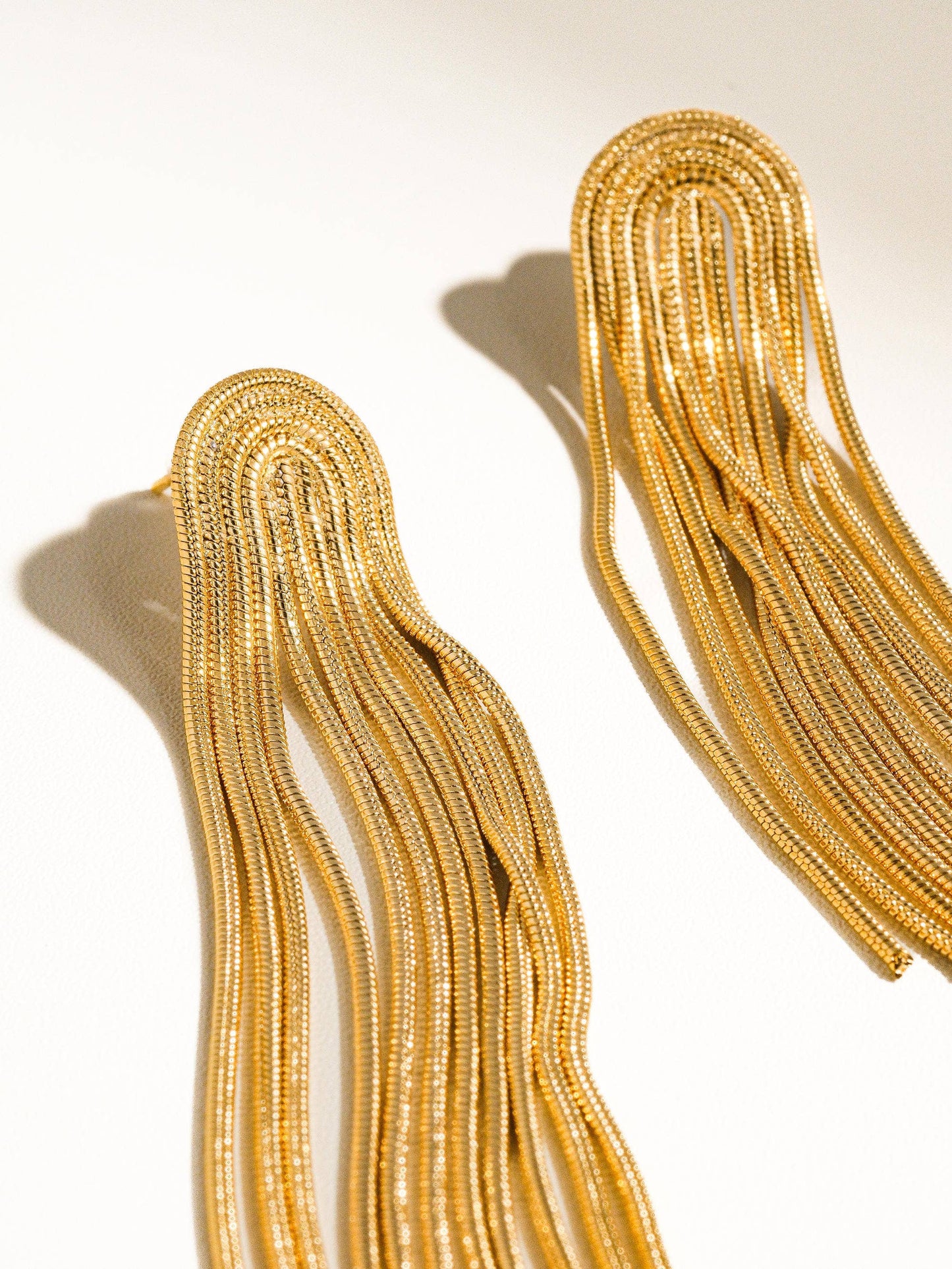 Clarissa Non-Tarnish Dressy Tassel Earring - Uniquely Claudia Boutique