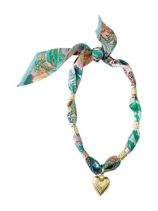 Tahiti Scarf Necklace - Uniquely Claudia Boutique