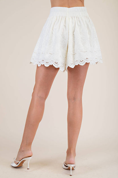 Rileigh Embroidered Shorts | Uniquely Claudia