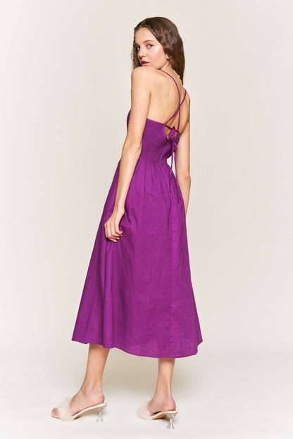 Mandy Sleeveless Midi Dress | Uniquely Claudia