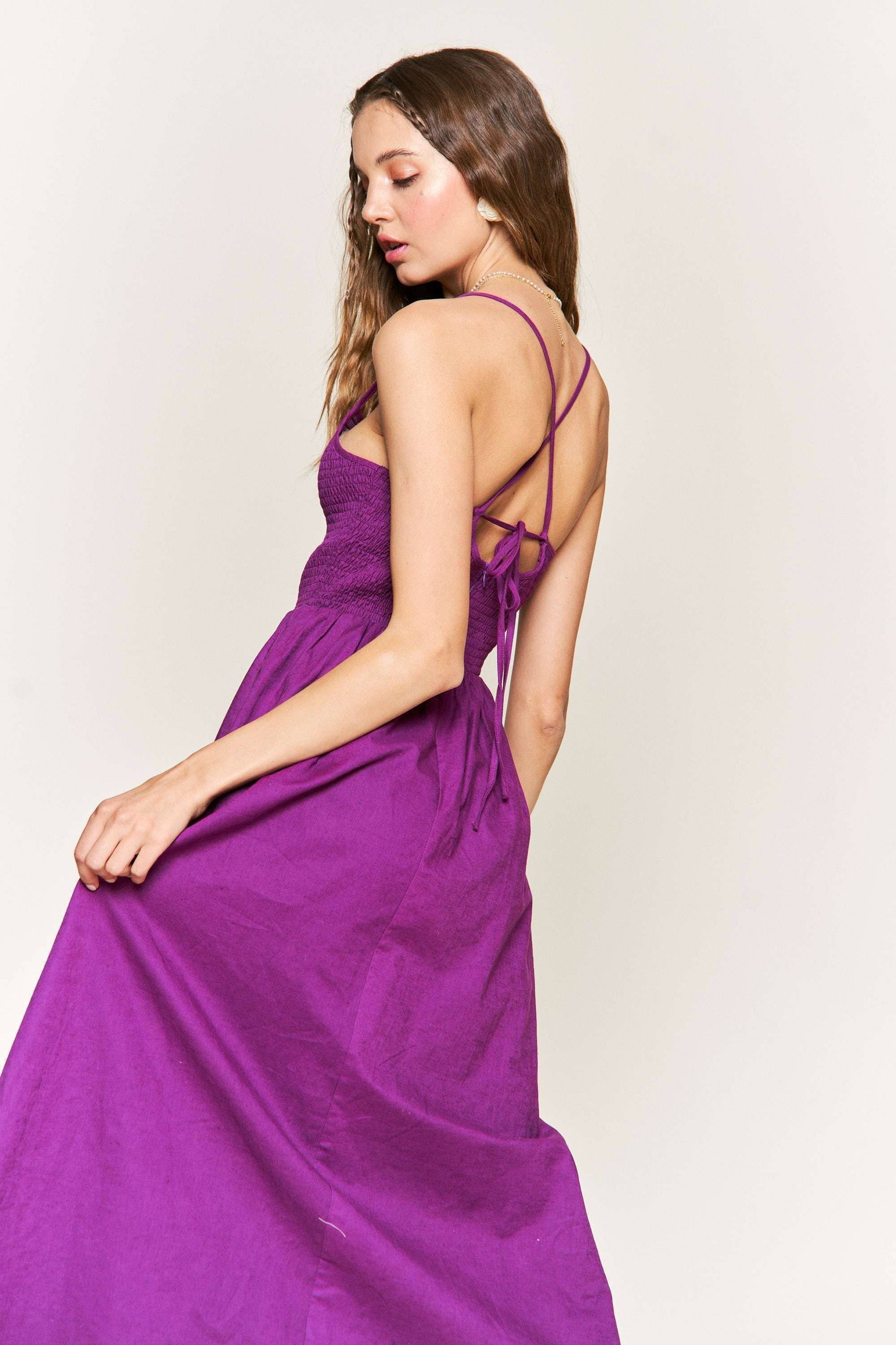 Mandy Sleeveless Midi Dress | Uniquely Claudia