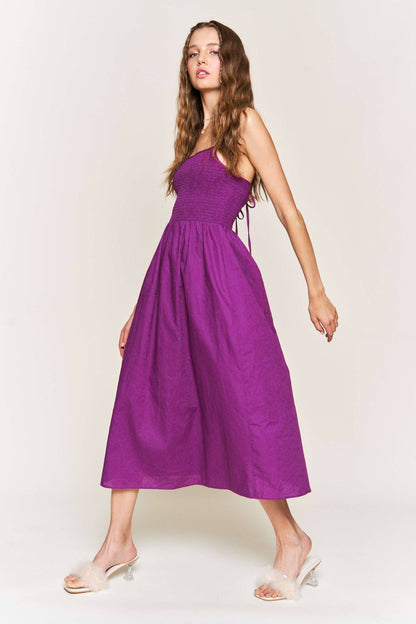 Mandy Sleeveless Midi Dress | Uniquely Claudia
