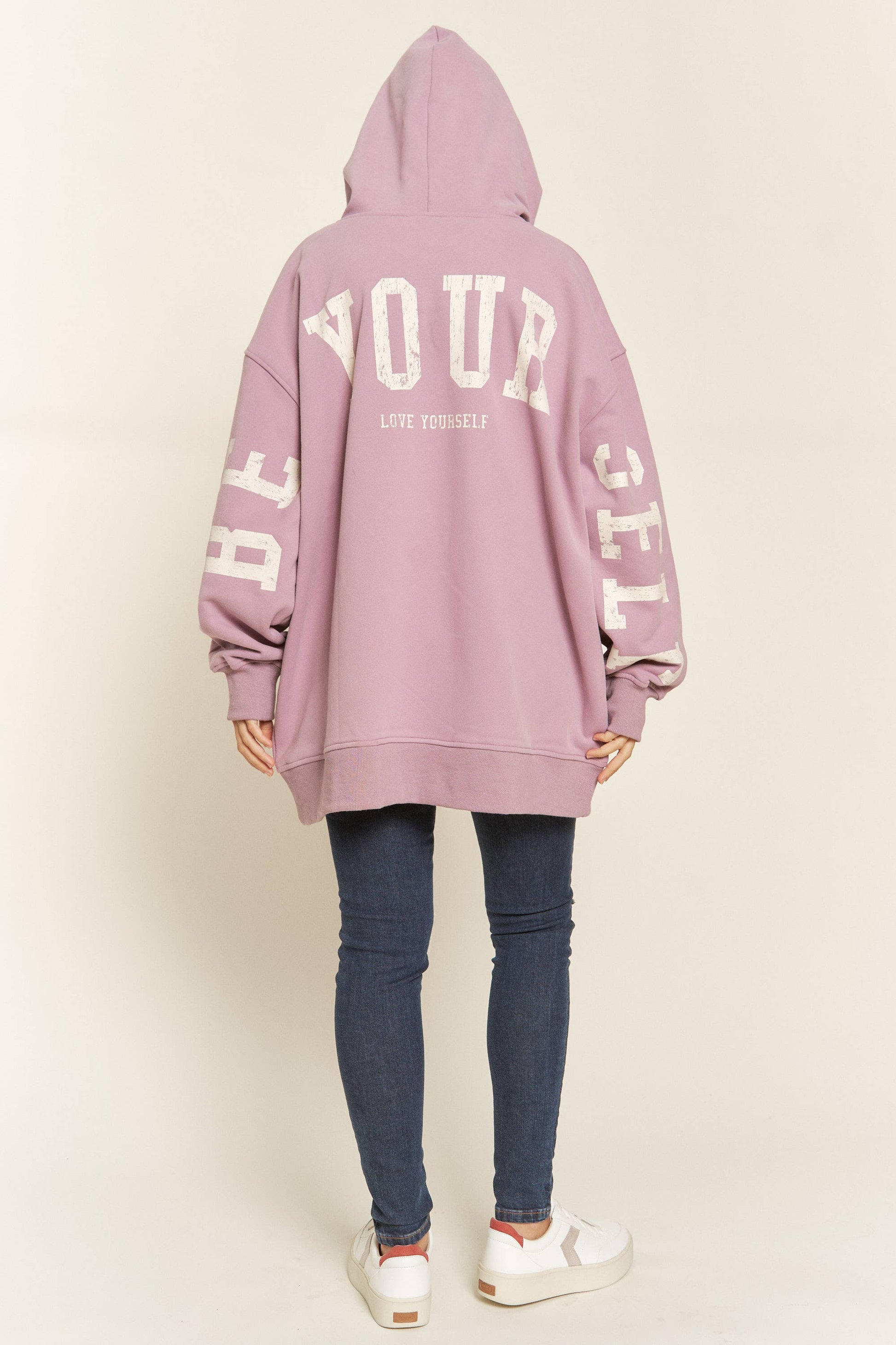 Be Yourself Hoodie Oversized Sweatshirt | Uniquely Claudia Boutique