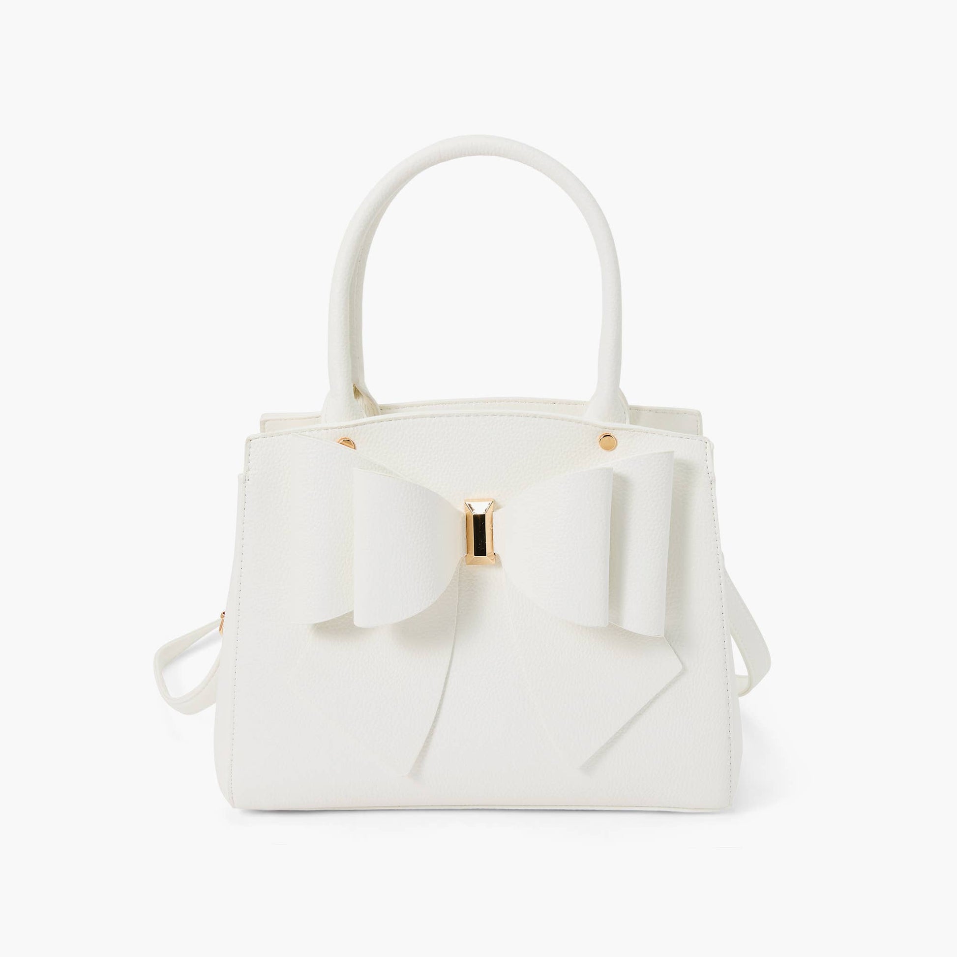 Park Double Bowtie Top Handle Satchel | Uniquely Claudia 