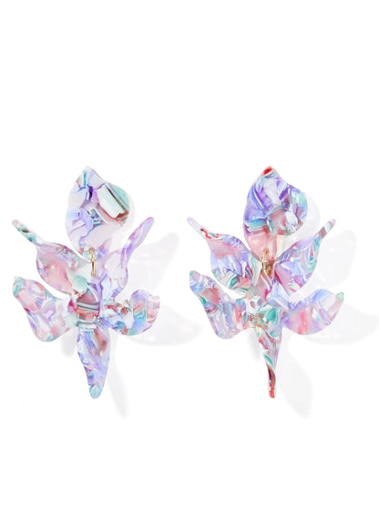 LINNY: Flora Lavender Sea Glass Earrings | Uniquely Claudia Boutique