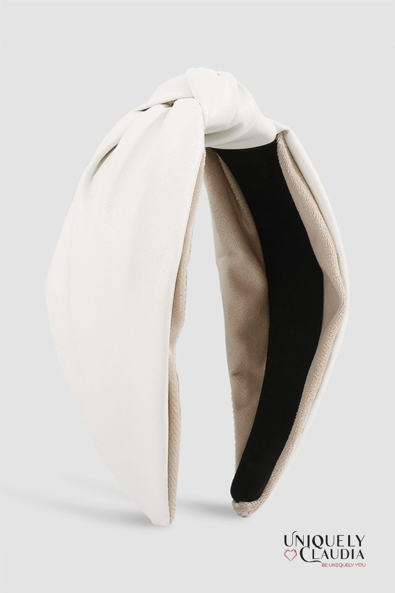 Twisted Vegan Leather Headband | Uniquely Claudia Boutique