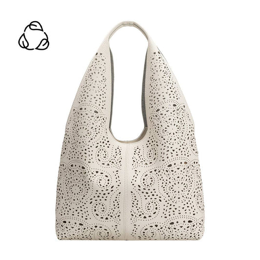 MELIE BIANCO: Farrow Ivory Recycled Vegan Tote Bag | Uniquely Claudia Boutique